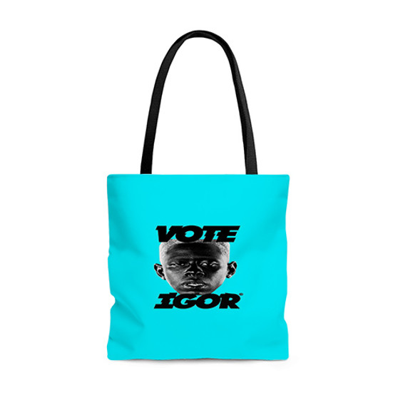 Pastele Vote Igor Tyler the Creator Custom Personalized Tote Bag Awesome Unisex Polyester Cotton Bags AOP All Over Print Tote Bag School Work Travel Bags Fashionable Totebag