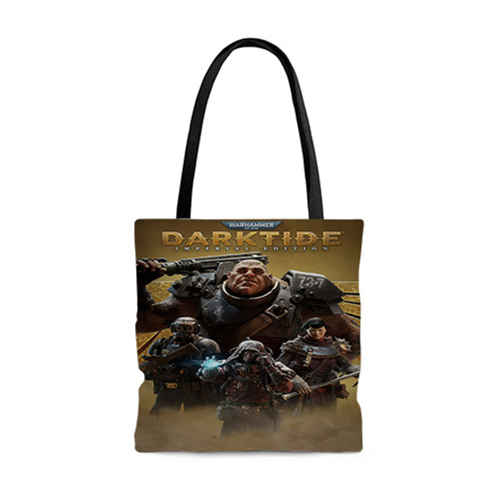 Pastele Warhammer 40k Darktide Custom Personalized Tote Bag Awesome Unisex Polyester Cotton Bags AOP All Over Print Tote Bag School Work Travel Bags Fashionable Totebag