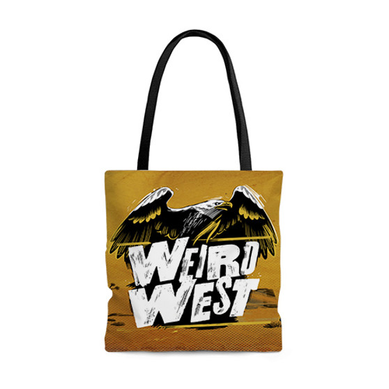 Pastele Weird West Custom Personalized Tote Bag Awesome Unisex Polyester Cotton Bags AOP All Over Print Tote Bag School Work Travel Bags Fashionable Totebag