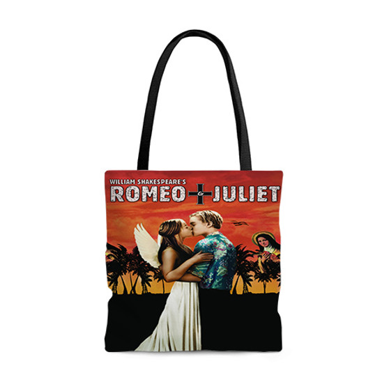 Pastele William Shakespeare s Romeo and Juliet Custom Personalized Tote Bag Awesome Unisex Polyester Cotton Bags AOP All Over Print Tote Bag School Work Travel Bags Fashionable Totebag
