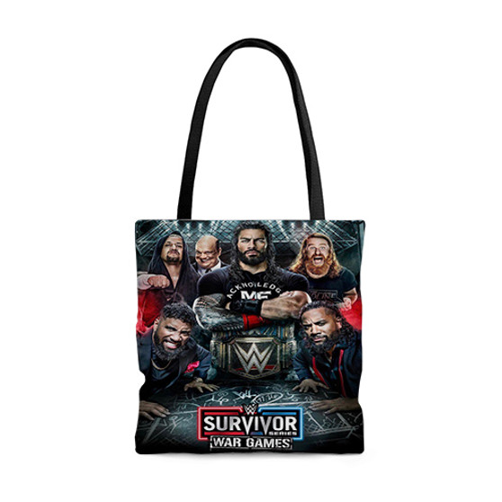 Pastele WWE Survivor Series War Games Custom Personalized Tote Bag Awesome Unisex Polyester Cotton Bags AOP All Over Print Tote Bag School Work Travel Bags Fashionable Totebag