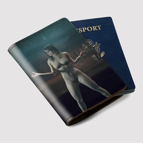 Pastele Taylor Swift Nude Custom Passport Wallet Case With Credit Card Holder Awesome Personalized PU Leather Travel Trip Vacation Baggage Cover