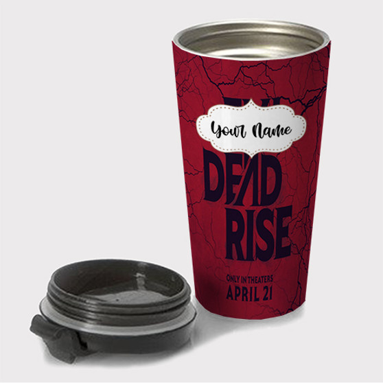 Pastele Evil Dead Rise Custom Travel Mug Awesome Personalized Name Stainless Steel Drink Bottle Hot Cold Leak-proof 15oz Coffee Tea Wine Trip Vacation Traveling Mug