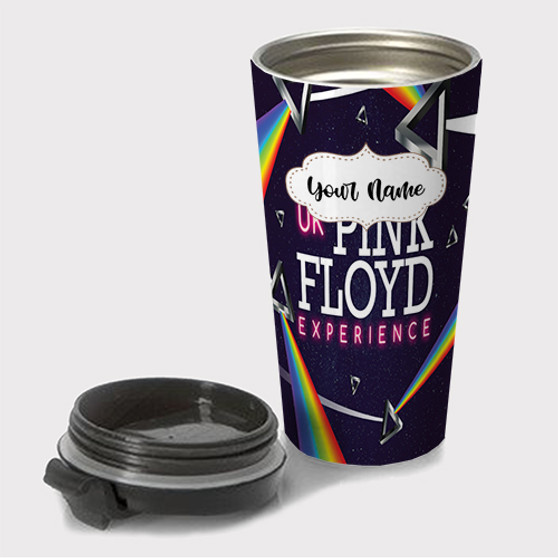 Pastele The Pink Floyd Experience 2023 Tour Custom Travel Mug Awesome Personalized Name Stainless Steel Drink Bottle Hot Cold Leak-proof 15oz Coffee Tea Wine Trip Vacation Traveling Mug