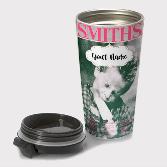 Pastele The Smiths 2 Custom Travel Mug Awesome Personalized Name Stainless Steel Drink Bottle Hot Cold Leak-proof 15oz Coffee Tea Wine Trip Vacation Traveling Mug