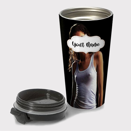 Pastele Zendaya Custom Travel Mug Awesome Personalized Name Stainless Steel Drink Bottle Hot Cold Leak-proof 15oz Coffee Tea Wine Trip Vacation Traveling Mug