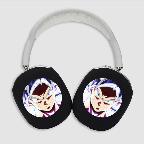 Pastele Goku Ultra Instinct Mastered Arts Custom AirPods Max Case Cover Personalized Hard Smart Protective Cover Shock-proof Dust-proof Slim Accessories for Apple AirPods Pro Max Black White Colors