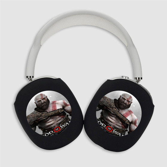 Pastele God of War Game Custom AirPods Max Case Cover Personalized Hard Smart Protective Cover Shock-proof Dust-proof Slim Accessories for Apple AirPods Pro Max Black White Colors