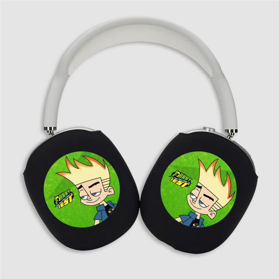Pastele Johnny Test Custom AirPods Max Case Cover Personalized Hard Smart Protective Cover Shock-proof Dust-proof Slim Accessories for Apple AirPods Pro Max Black White Colors