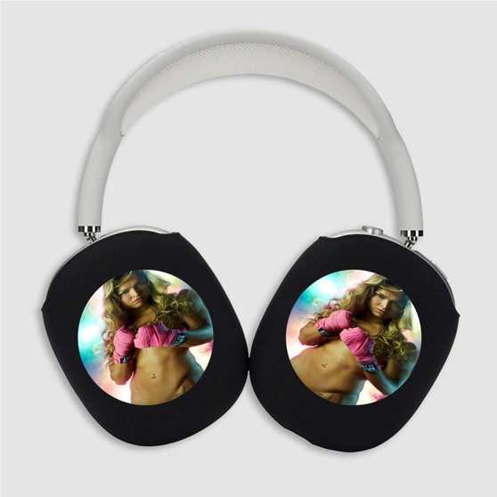 Pastele Ronda Rousey UFC Women s Custom AirPods Max Case Cover Personalized Hard Smart Protective Cover Shock-proof Dust-proof Slim Accessories for Apple AirPods Pro Max Black White Colors