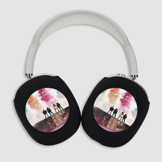 Pastele Stay Blackpink Custom AirPods Max Case Cover Personalized Hard Smart Protective Cover Shock-proof Dust-proof Slim Accessories for Apple AirPods Pro Max Black White Colors