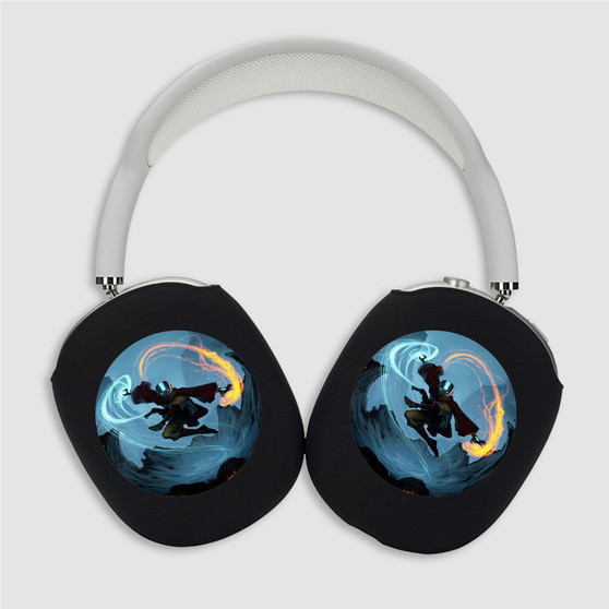 Pastele Darth Vader and Ahsoka Tano Custom AirPods Max Case Cover Personalized Hard Smart Protective Cover Shock-proof Dust-proof Slim Accessories for Apple AirPods Pro Max Black White Colors