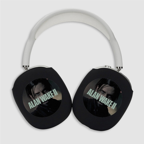 Pastele Alan Wake 2 Custom AirPods Max Case Cover Awesome Personalized Hard Smart Protective Cover Shock-proof Dust-proof Slim Accessories for Apple AirPods Pro Max Black White Colors