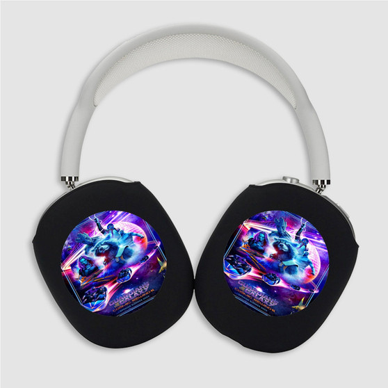 Pastele Guardians of The Galaxy Cosmic Rewind Custom AirPods Max Case Cover Awesome Personalized Hard Smart Protective Cover Shock-proof Dust-proof Slim Accessories for Apple AirPods Pro Max Black White Colors