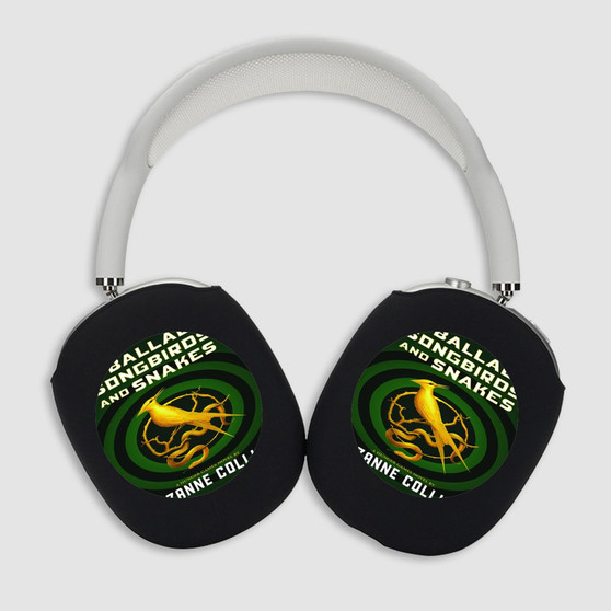 Pastele The Hunger Games The Ballad of Songbirds and Snakes Movie Custom AirPods Max Case Cover Awesome Personalized Hard Smart Protective Cover Shock-proof Dust-proof Slim Accessories for Apple AirPods Pro Max Black White Colors
