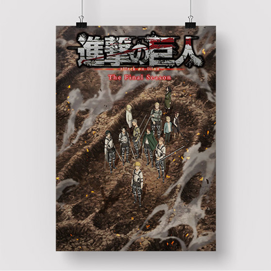 Pastele Attack on Titan The Final Season Part 3 Custom Silk Poster Awesome Personalized Print Wall Decor 20 x 13 Inch 24 x 36 Inch Wall Hanging Art Home Decoration Posters