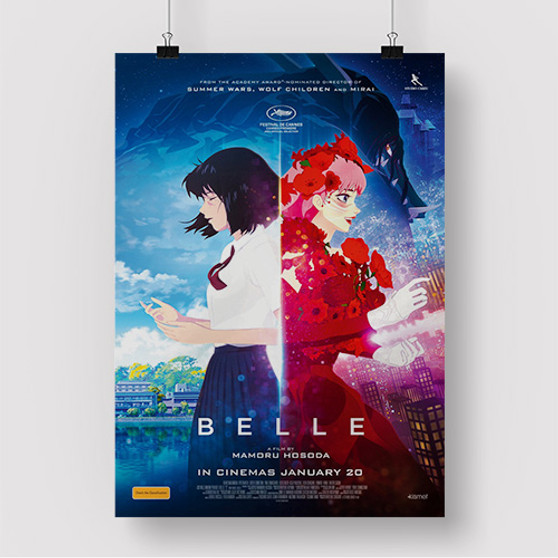 Pastele Belle Movie Poster Custom Silk Poster Awesome Personalized Print Wall Decor 20 x 13 Inch 24 x 36 Inch Wall Hanging Art Home Decoration Posters