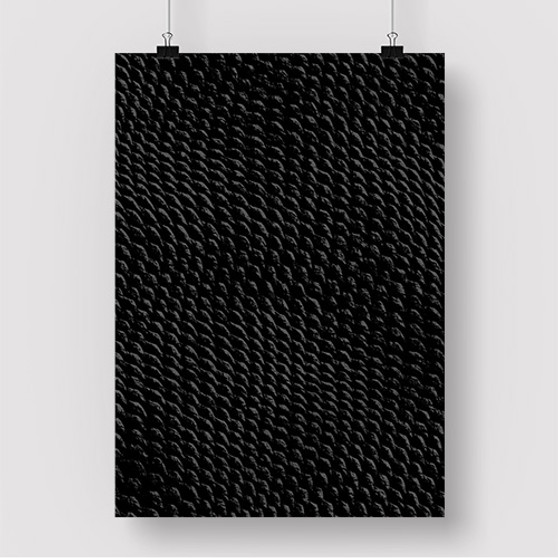 Pastele Black Snake Skin Custom Silk Poster Awesome Personalized Print Wall Decor 20 x 13 Inch 24 x 36 Inch Wall Hanging Art Home Decoration Posters