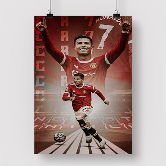 Pastele Cristiano Ronaldo Manchester United Custom Silk Poster Awesome Personalized Print Wall Decor 20 x 13 Inch 24 x 36 Inch Wall Hanging Art Home Decoration Posters