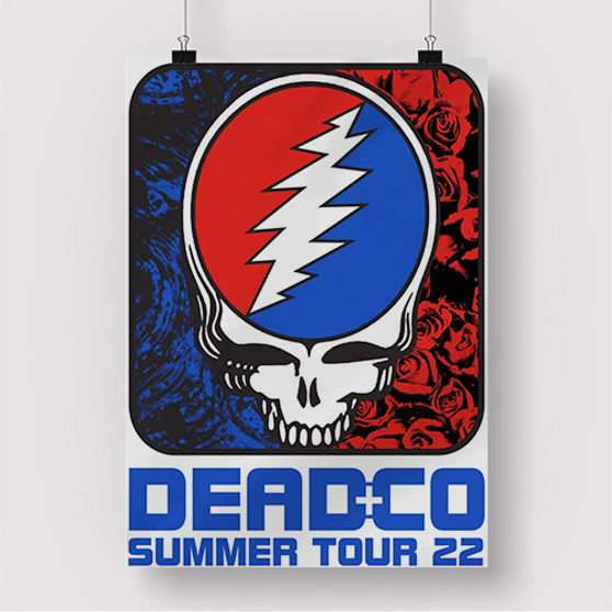 Pastele Dead and Company Summer Tour 2022 Custom Silk Poster Awesome Personalized Print Wall Decor 20 x 13 Inch 24 x 36 Inch Wall Hanging Art Home Decoration Posters