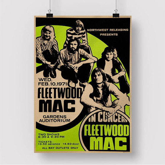 Pastele Fleetwood Mac Vintage Concert Custom Silk Poster Awesome Personalized Print Wall Decor 20 x 13 Inch 24 x 36 Inch Wall Hanging Art Home Decoration Posters