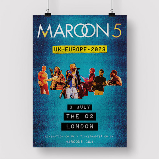 Pastele Maroon 5 2023 Tour Custom Silk Poster Awesome Personalized Print Wall Decor 20 x 13 Inch 24 x 36 Inch Wall Hanging Art Home Decoration Posters