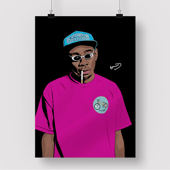 Pastele Tyler the Creator Art Custom Silk Poster Awesome Personalized Print Wall Decor 20 x 13 Inch 24 x 36 Inch Wall Hanging Art Home Decoration Posters