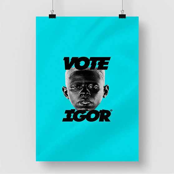 Pastele Vote Igor Tyler the Creator Custom Silk Poster Awesome Personalized Print Wall Decor 20 x 13 Inch 24 x 36 Inch Wall Hanging Art Home Decoration Posters