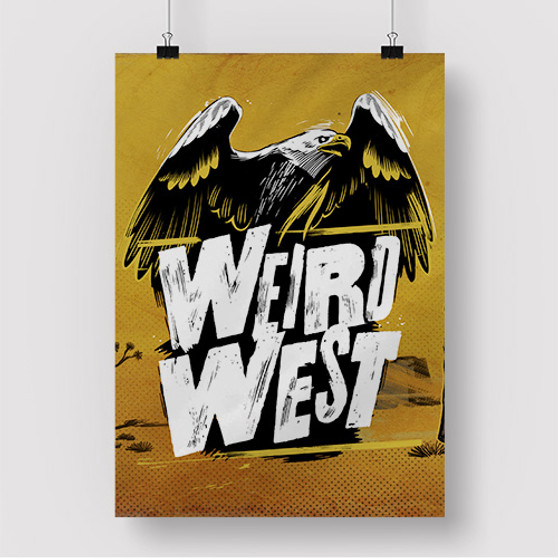 Pastele Weird West Custom Silk Poster Awesome Personalized Print Wall Decor 20 x 13 Inch 24 x 36 Inch Wall Hanging Art Home Decoration Posters