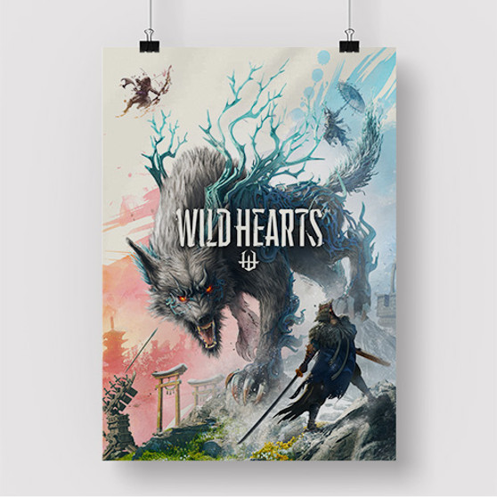 Pastele Wild Hearts Custom Silk Poster Awesome Personalized Print Wall Decor 20 x 13 Inch 24 x 36 Inch Wall Hanging Art Home Decoration Posters