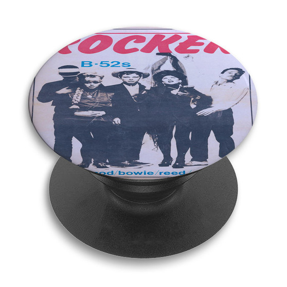 Pastele B 52 S New York Rocker Custom PopSockets Awesome Personalized Phone Grip Holder Pop Up Stand Out Mount Grip Standing Pods Apple iPhone Samsung Google Asus Sony Phone Accessories