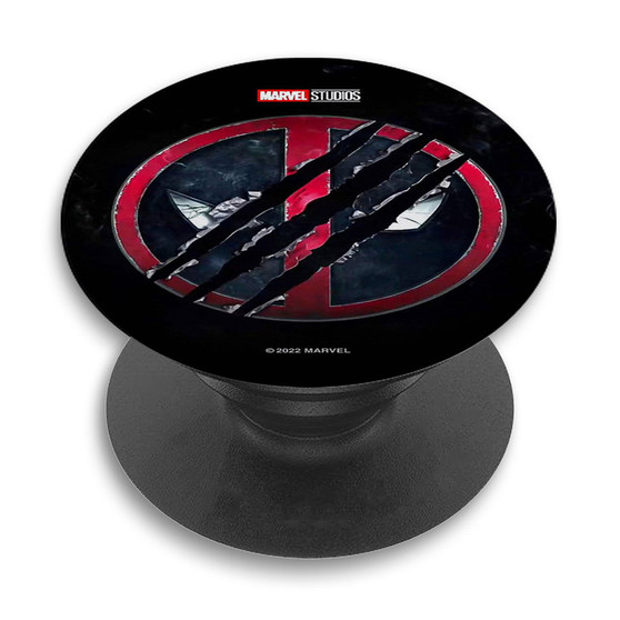 Pastele Deadpool 3 Wolverine Custom PopSockets Awesome Personalized Phone Grip Holder Pop Up Stand Out Mount Grip Standing Pods Apple iPhone Samsung Google Asus Sony Phone Accessories