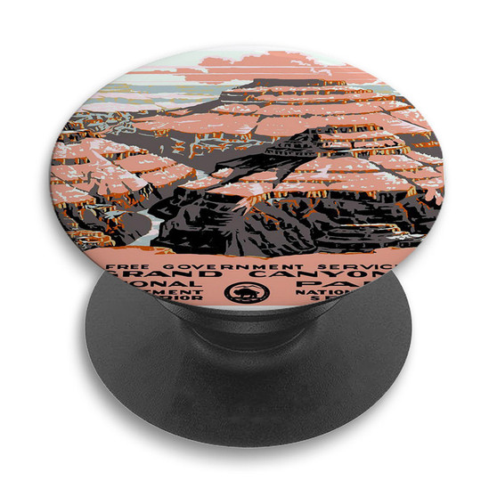 Pastele Grand Canyon Park Custom PopSockets Awesome Personalized Phone Grip Holder Pop Up Stand Out Mount Grip Standing Pods Apple iPhone Samsung Google Asus Sony Phone Accessories