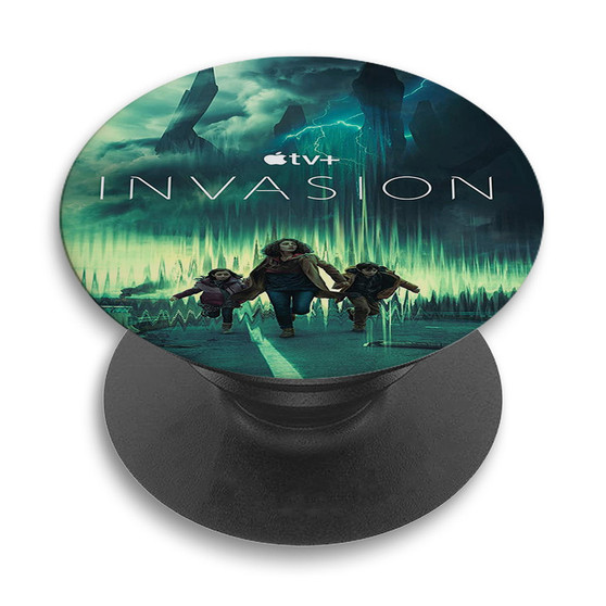 Pastele Invasion Tv Series Custom PopSockets Awesome Personalized Phone Grip Holder Pop Up Stand Out Mount Grip Standing Pods Apple iPhone Samsung Google Asus Sony Phone Accessories