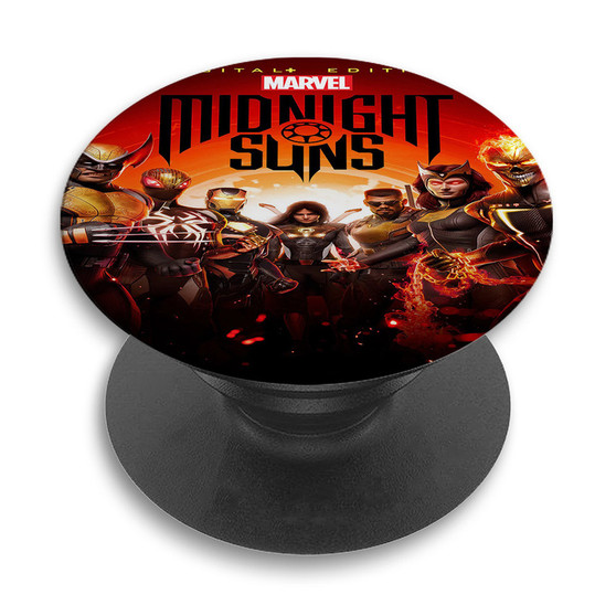 Pastele Marvel s Midnight Suns Custom PopSockets Awesome Personalized Phone Grip Holder Pop Up Stand Out Mount Grip Standing Pods Apple iPhone Samsung Google Asus Sony Phone Accessories