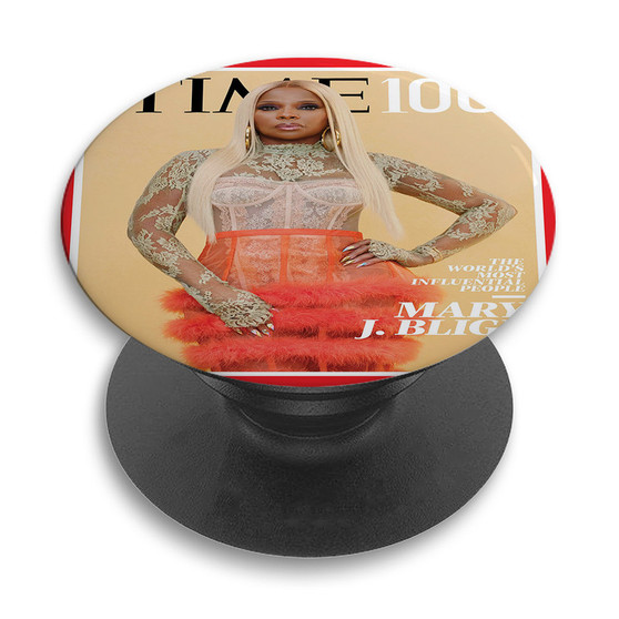 Pastele Mary J Blige Time Custom PopSockets Awesome Personalized Phone Grip Holder Pop Up Stand Out Mount Grip Standing Pods Apple iPhone Samsung Google Asus Sony Phone Accessories