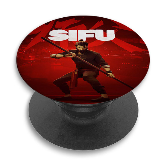 Pastele Sifu Games Custom PopSockets Awesome Personalized Phone Grip Holder Pop Up Stand Out Mount Grip Standing Pods Apple iPhone Samsung Google Asus Sony Phone Accessories