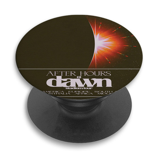 Pastele The Weeknd After Hours Tour 2022 3 Custom PopSockets Awesome Personalized Phone Grip Holder Pop Up Stand Out Mount Grip Standing Pods Apple iPhone Samsung Google Asus Sony Phone Accessories
