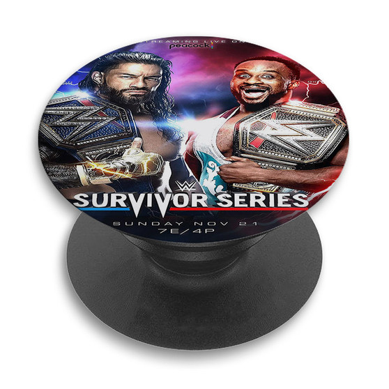 Pastele WWE Survivor Series Roman Reigns vs Big E Custom PopSockets Awesome Personalized Phone Grip Holder Pop Up Stand Out Mount Grip Standing Pods Apple iPhone Samsung Google Asus Sony Phone Accessories