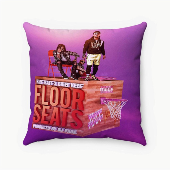 Pastele Chief Keef Feat Ri FF RAFF Floor Seats Custom Pillow Case Personalized Spun Polyester Square Pillow Cover Decorative Cushion Bed Sofa Throw Pillow Home Decor