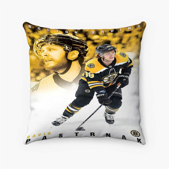 Pastele David Pastrn k Boston Bruins NHL Custom Pillow Case Personalized Spun Polyester Square Pillow Cover Decorative Cushion Bed Sofa Throw Pillow Home Decor