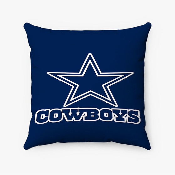 Pastele Dallas Cowboys NFL Poster Wall Decor Custom Pillow Case Personalized Spun Polyester Square Pillow Cover Decorative Cushion Bed Sofa Throw Pillow Home Decor