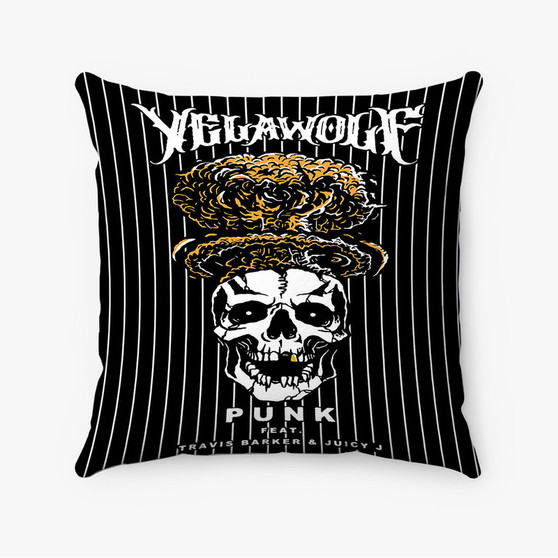 Pastele Punk Yelawolf Feat Juicy J Travis Barker Custom Pillow Case Personalized Spun Polyester Square Pillow Cover Decorative Cushion Bed Sofa Throw Pillow Home Decor