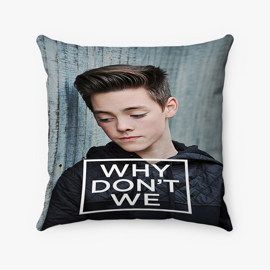 Pastele Why Don t We Zach Herron Custom Pillow Case Personalized Spun Polyester Square Pillow Cover Decorative Cushion Bed Sofa Throw Pillow Home Decor