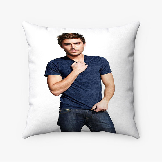 Pastele Zac Efron Good Custom Pillow Case Personalized Spun Polyester Square Pillow Cover Decorative Cushion Bed Sofa Throw Pillow Home Decor