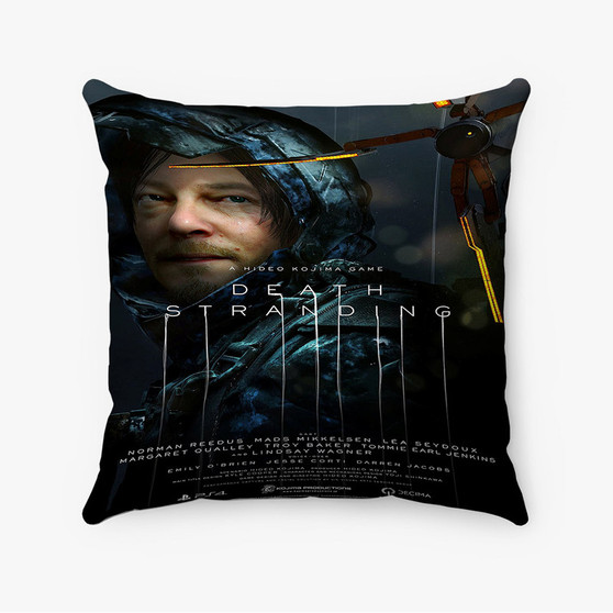 Pastele Death Stranding Custom Pillow Case Personalized Spun Polyester Square Pillow Cover Decorative Cushion Bed Sofa Throw Pillow Home Decor