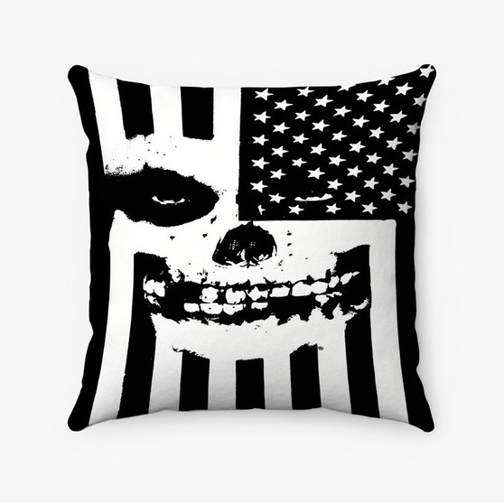 Pastele Misfits Flag Custom Pillow Case Personalized Spun Polyester Square Pillow Cover Decorative Cushion Bed Sofa Throw Pillow Home Decor