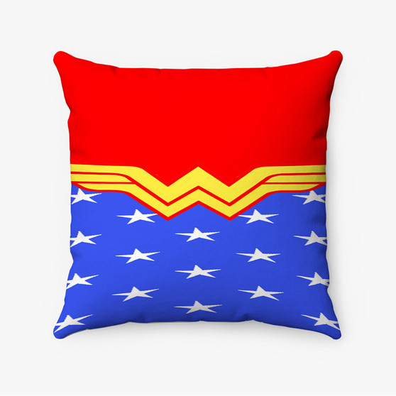 Pastele Wonder Woman DC Comics Superheroes Custom Pillow Case Personalized Spun Polyester Square Pillow Cover Decorative Cushion Bed Sofa Throw Pillow Home Decor