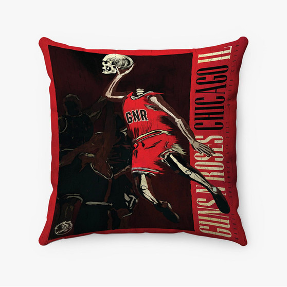 Pastele Guns N Roses Chicago IL US Custom Pillow Case Awesome Personalized Spun Polyester Square Pillow Cover Decorative Cushion Bed Sofa Throw Pillow Home Decor