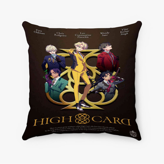 Pastele High Card 2023 jpeg Custom Pillow Case Awesome Personalized Spun Polyester Square Pillow Cover Decorative Cushion Bed Sofa Throw Pillow Home Decor